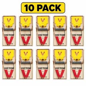 Victor Wood Snap Mouse Traps 10 Pack